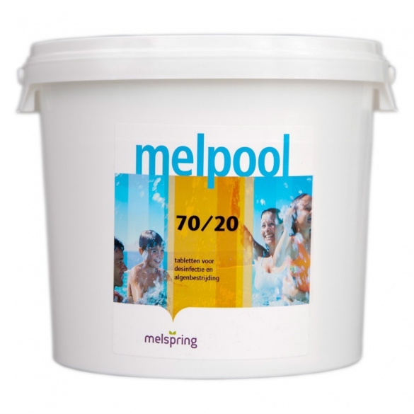 Melpool chloortabletten 70/20 - 5 kg  MELPOOL70205KG